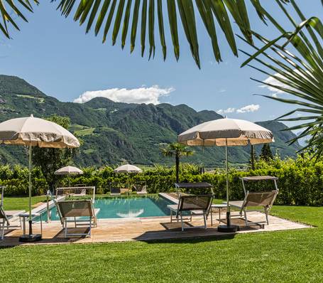 ***Hotel in Andrian bei Bozen mit Freibad und Garten ***Hotel, Andrian bei Bozen, Freibad und Garten